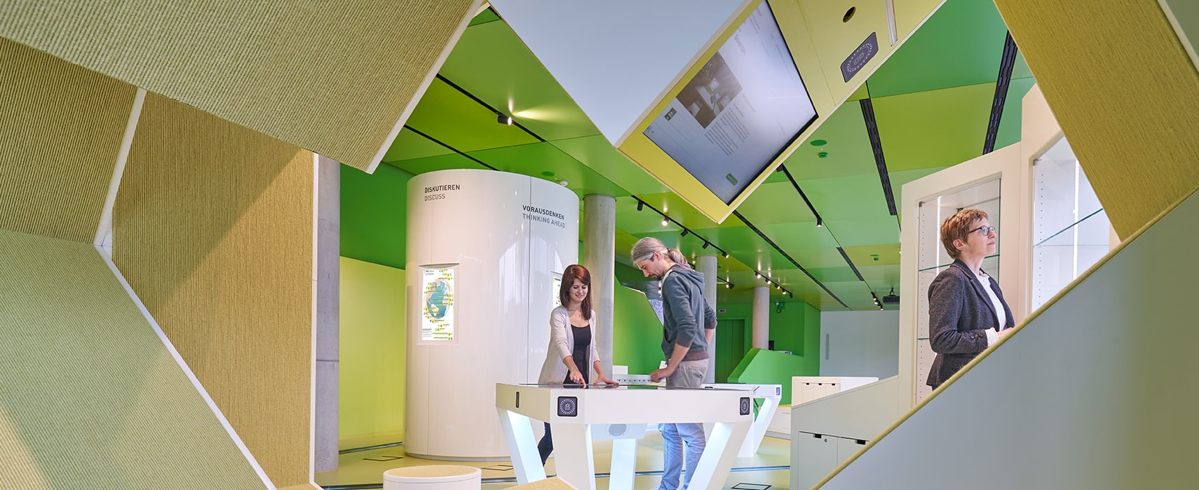 Einblick in das Forum der experimenta