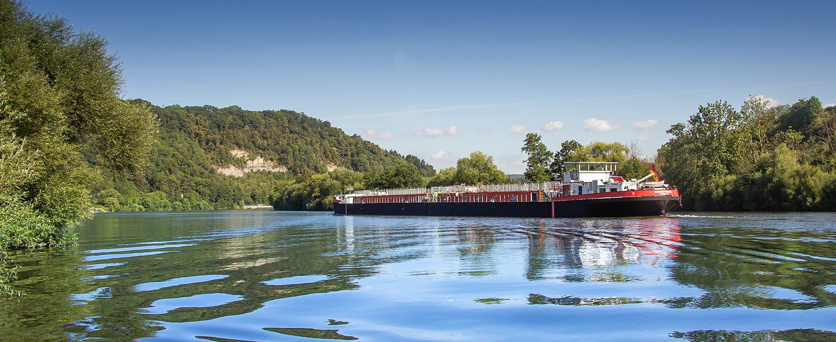 MS experimenta auf dem Neckar