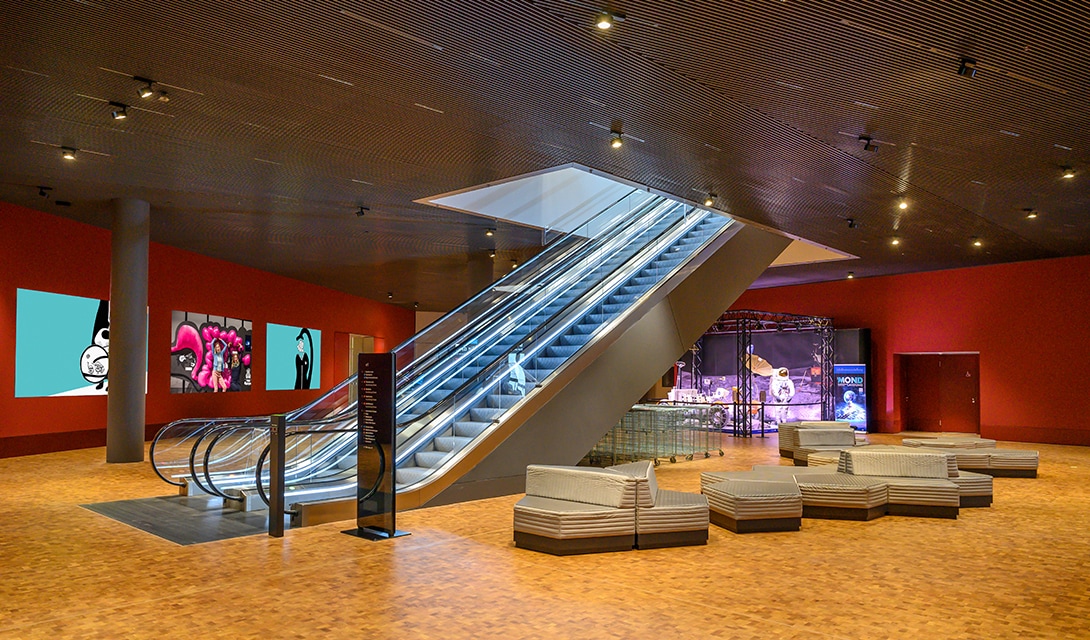 Foyer vor dem Science Dome