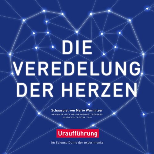 Schriftzug „Die Veredelung des Herzen“ mit Herzgrafik