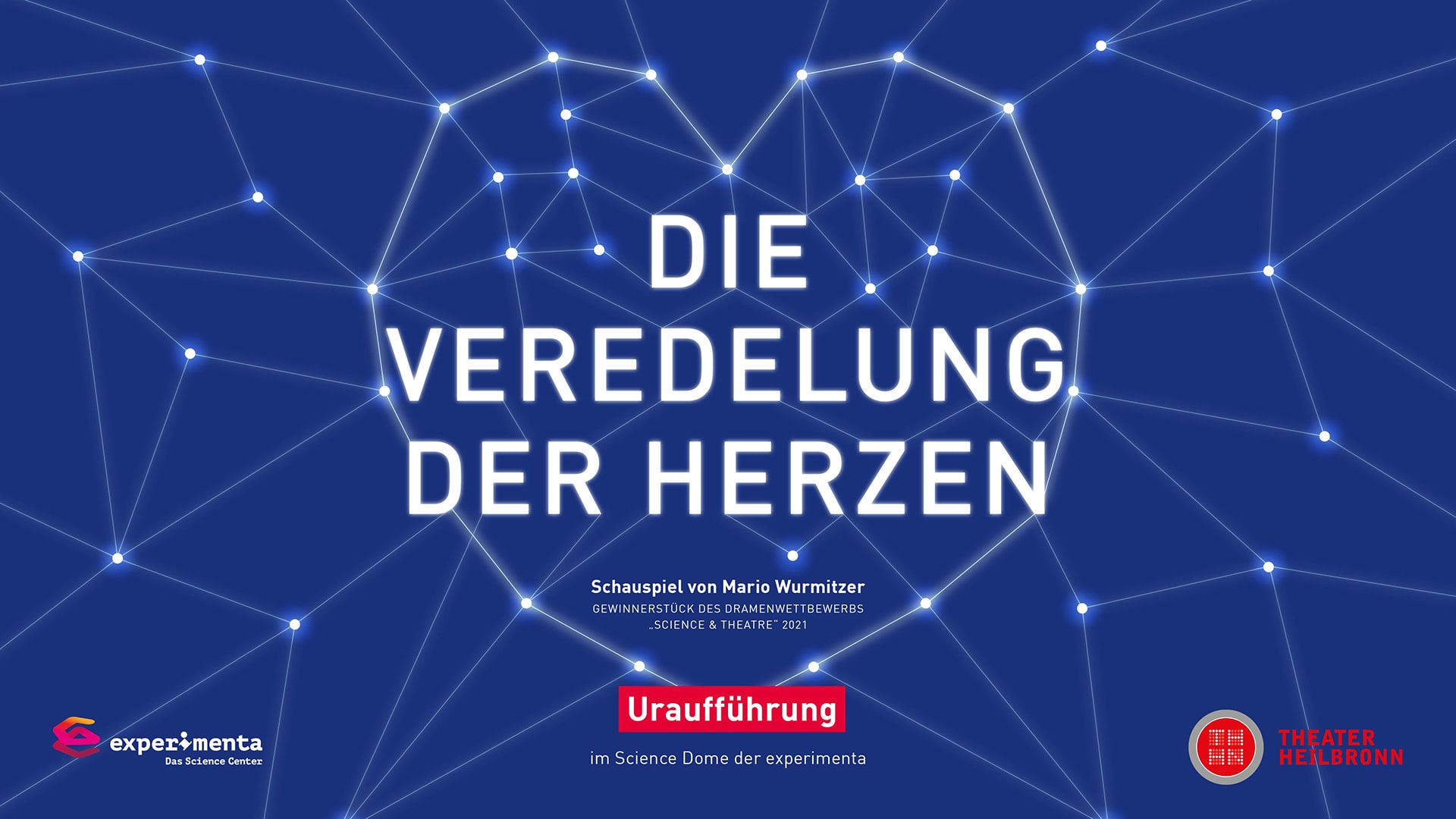 Schriftzug „Die Veredelung des Herzen“ mit Herzgrafik