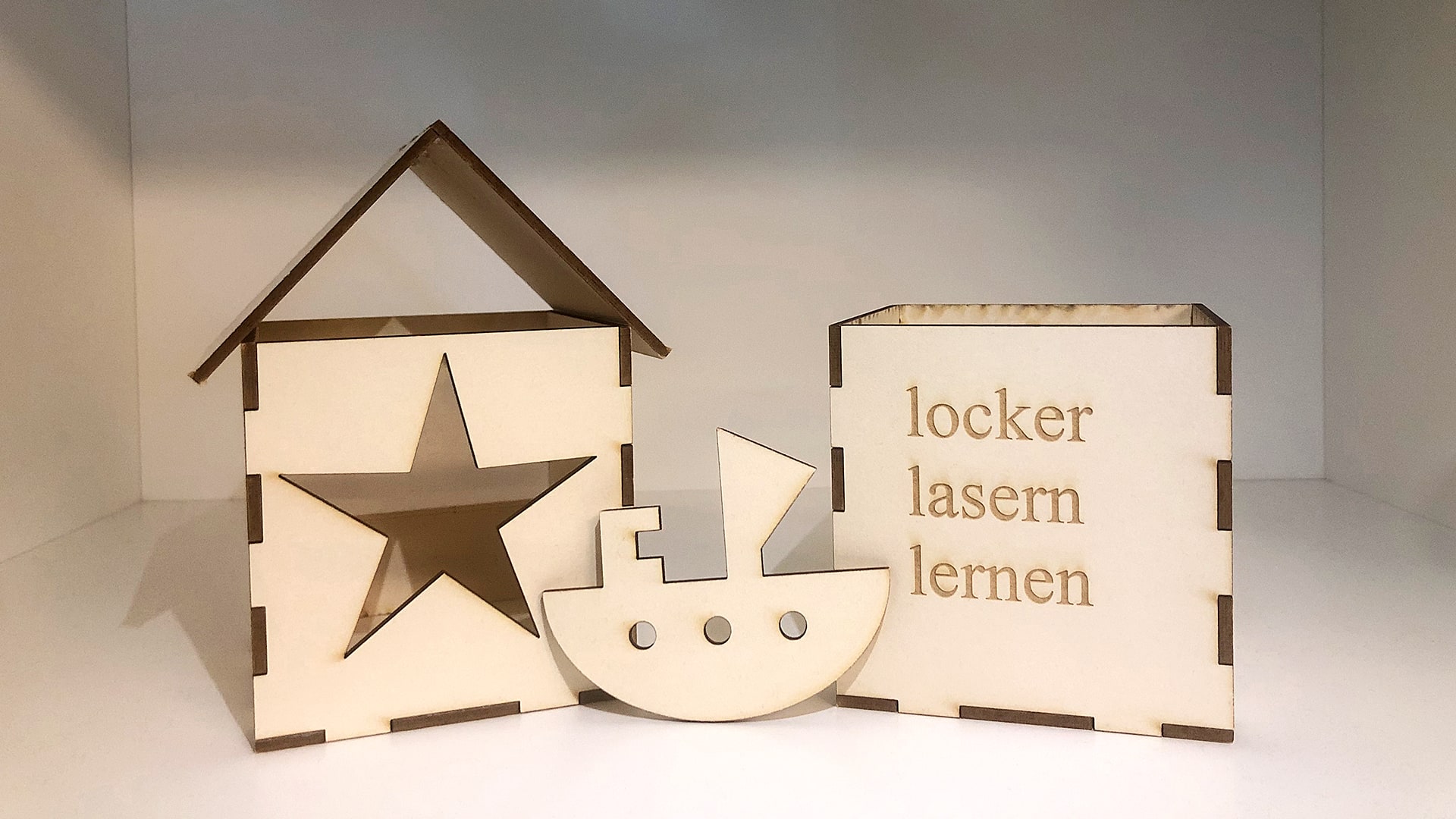 Projekte aus Holz mit Lasergravur