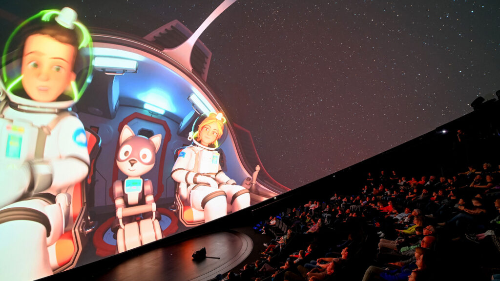 Adventure in outer space celebrates world premiere in the Science Dome