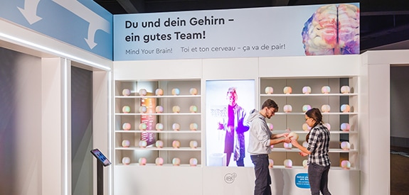 Sonderausstellung „Du und dein Gehirn – ein gutes Team.“