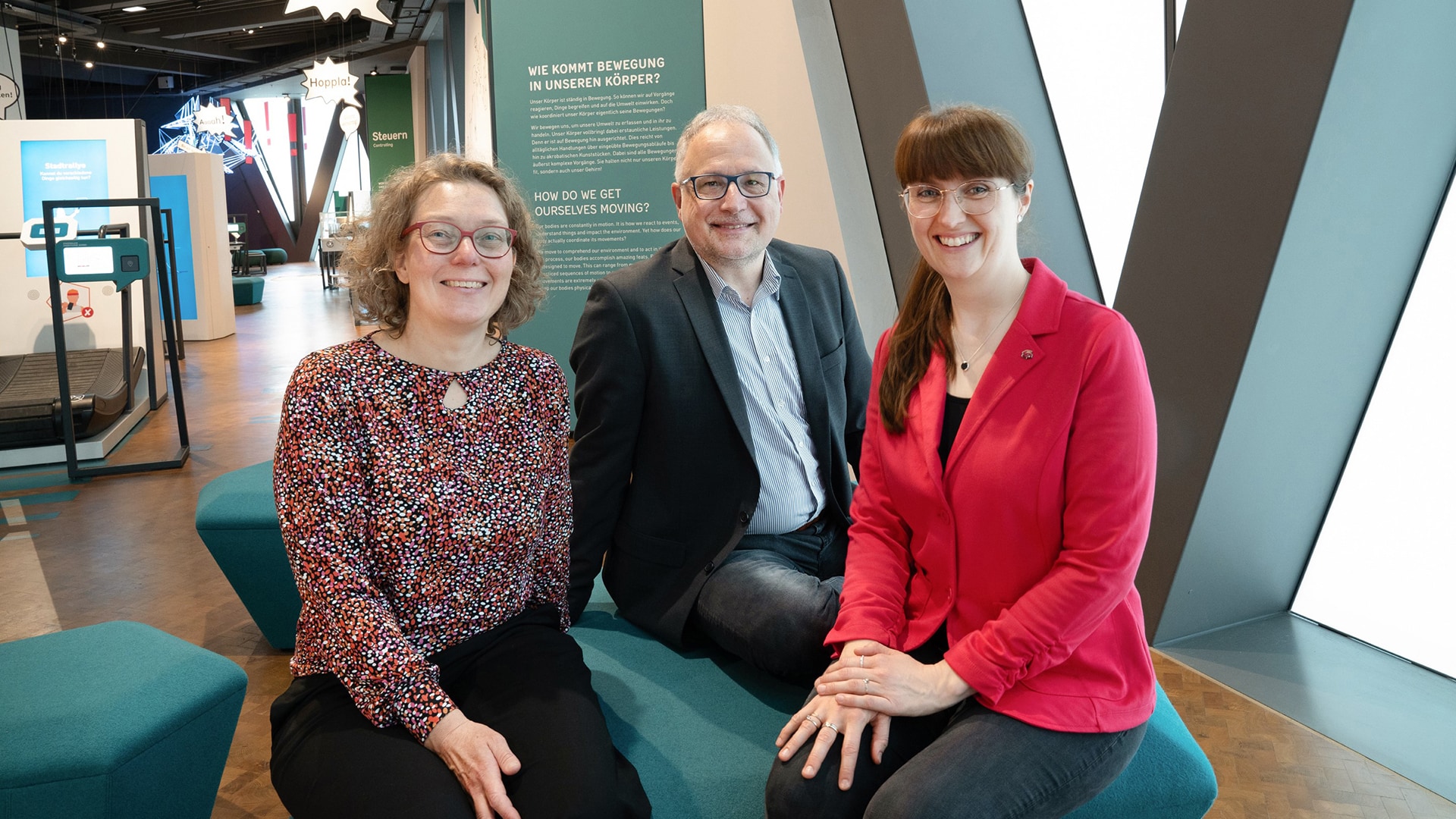 Dr. Ellen Knorr, Stephan Fichtner und Dr. Franziska Lang