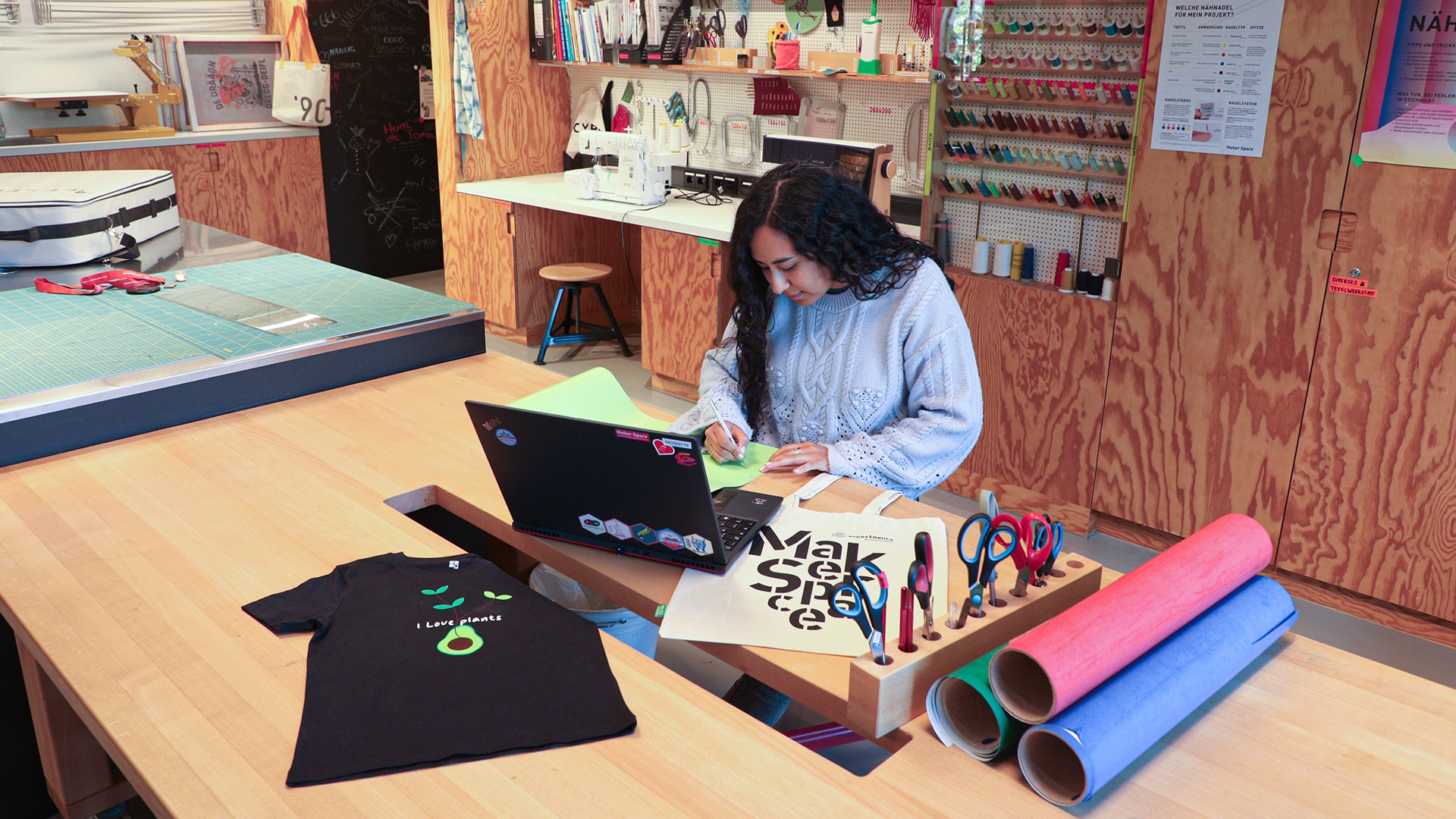 Textilwerkstatt im Maker Space