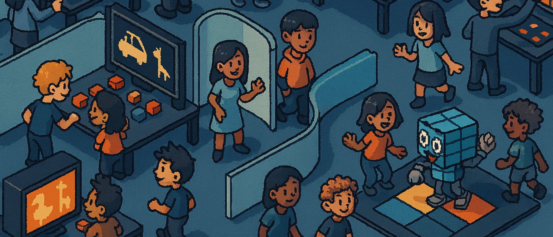 Die KI was geht Ausstellung KI generiert