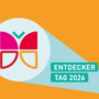 Grafik mit Schmetterling zum Entdeckertag 2026