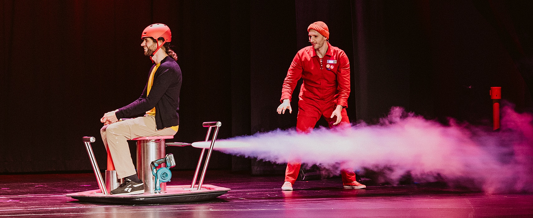 Foto einer Show im Science Dome